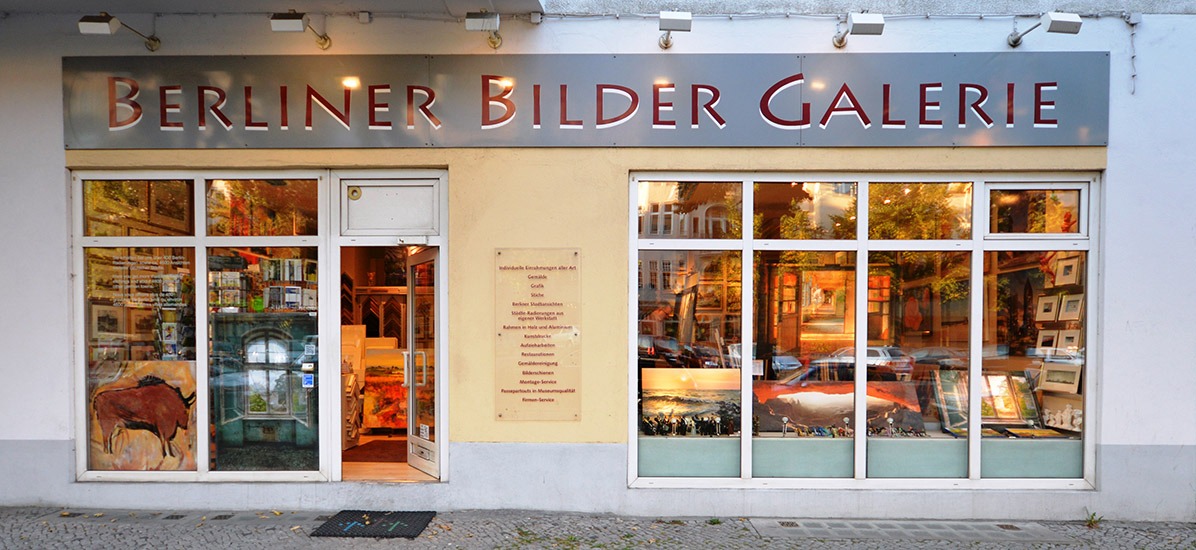 Berliner Bilder Galerie Shop Laden Schaufenster
