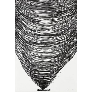 Art by Chiharu Shiota at Berliner Bilder Galerie in Berlin