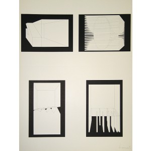 Art by Erwin Heerich at Berliner Bilder Galerie in Berlin