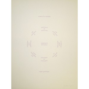 Art by Eugen Gomringer at Berliner Bilder Galerie in Berlin