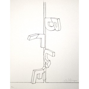 Art by Jasper Johns at Berliner Bilder Galerie in Berlin