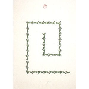 Art by Richard Long at Berliner Bilder Galerie in Berlin