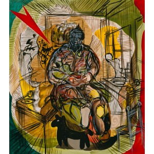 Art by Sandro Chia at Berliner Bilder Galerie in Berlin