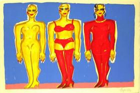 Kunst von Elvira Bach in der Berliner Bilder Galerie