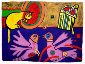 Art by Corneille at Berliner Bilder Galerie in Berlin