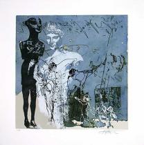 Art by Günter Grass at Berliner Bilder Galerie in Berlin