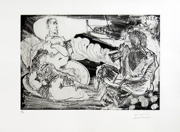 Art by Pablo Picasso at Berliner Bilder Galerie in Berlin