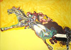 Art by Norbert Tadeusz at Berliner Bilder Galerie in Berlin