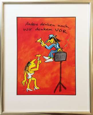 Andere denken nach wir denken vor (Udo Lindenberg)